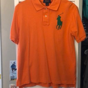 Polo by Ralph Lauren Boys Orange Polo Shirt